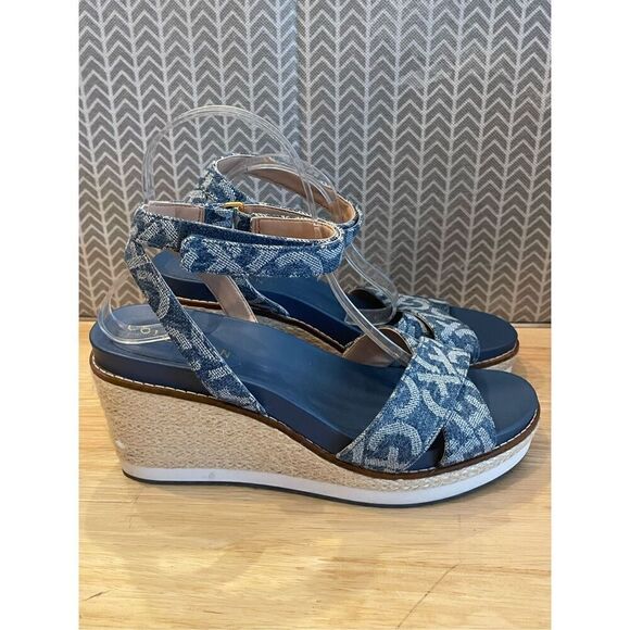 Cole Haan Women's Cloud Ankle Strap Espadrille Wedge Sandals - Picture 1 of 9